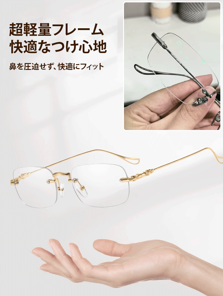 累進多焦点老眼鏡