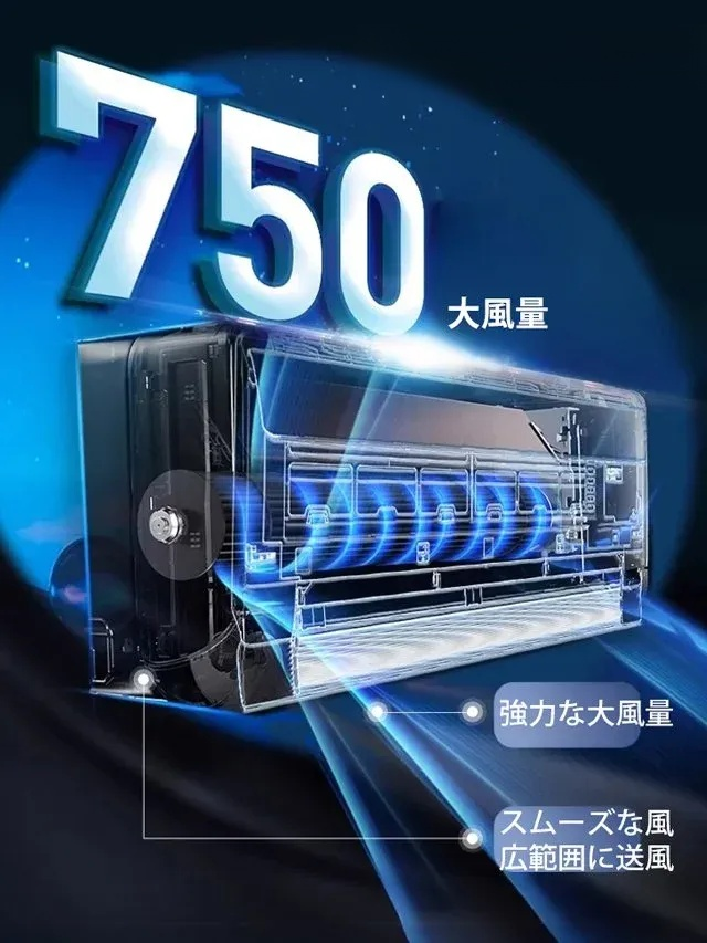 壁掛け式移動可能エアコン