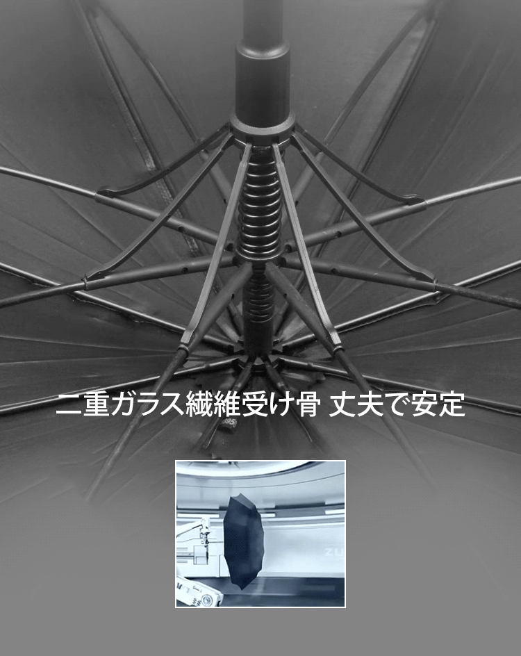 【台風13号にも耐える】晴雨兼用傘