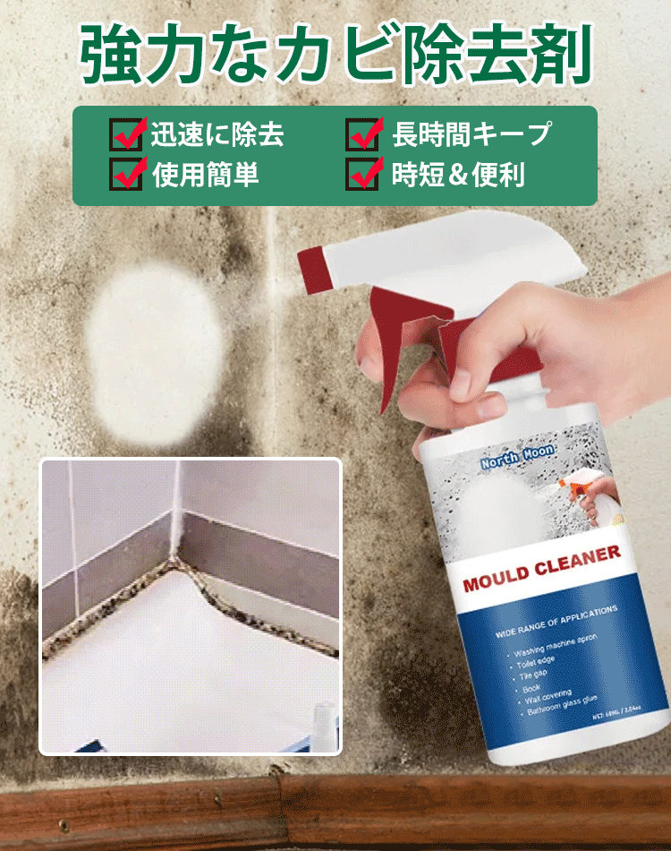 家庭用カビ取りスプレー