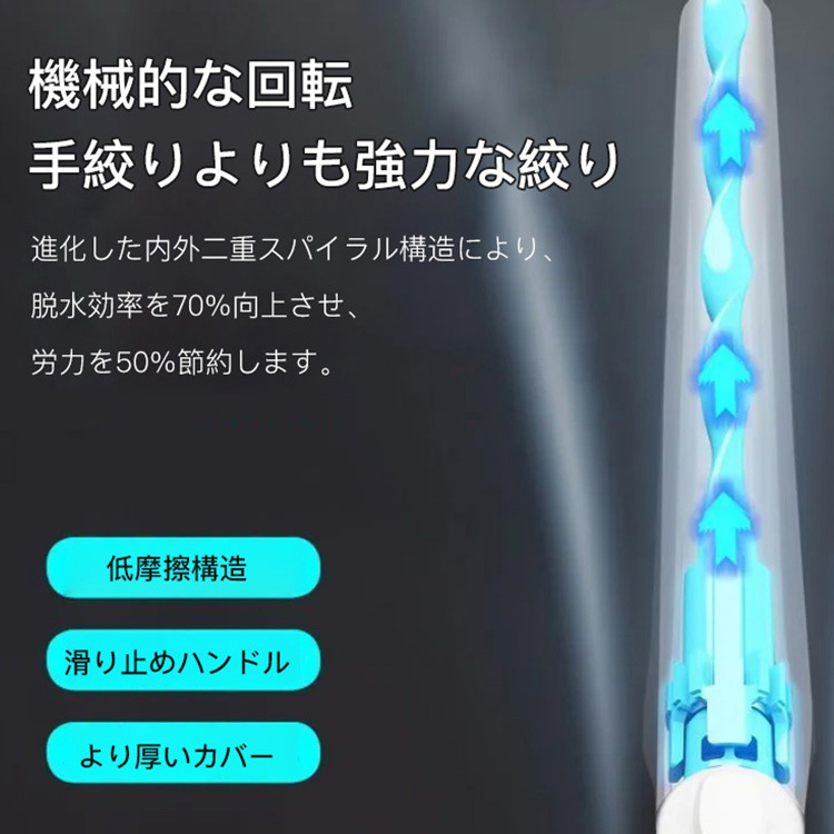 手洗い不要モップ