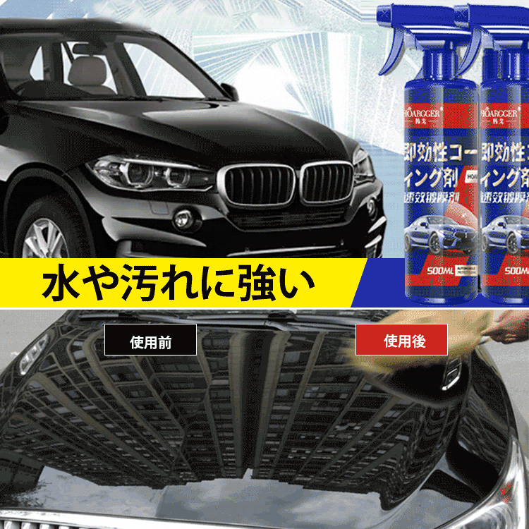 自動車用速効性コーティング剤