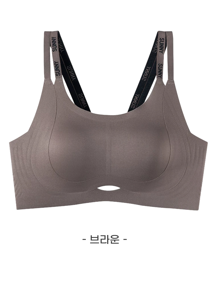 VEIMIA 더블 스트랩 처짐 방지 브라丨심리스 슬림핏 큰가슴도 편안한 데일리 브라