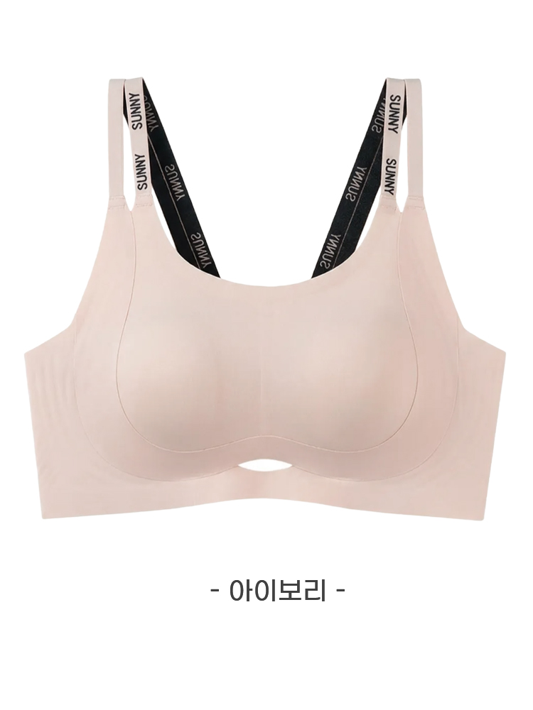 VEIMIA 더블 스트랩 처짐 방지 브라丨심리스 슬림핏 큰가슴도 편안한 데일리 브라