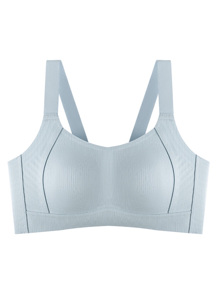 처짐 방지 심리스 미니마이저 브라 블루 VEIMIA 베이미아