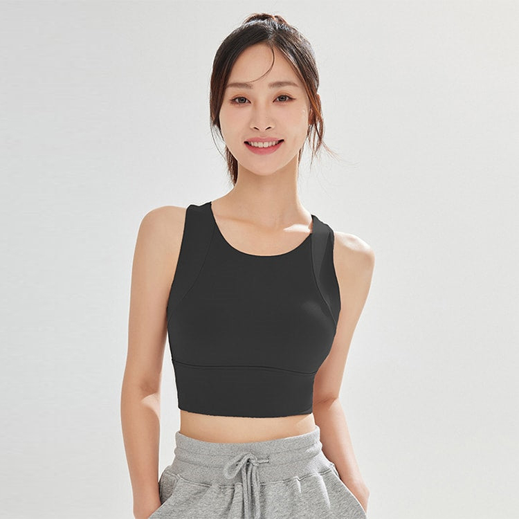 하이서포트 스포츠 브라 | Y백·와이드 밑단 - VEIMIA
