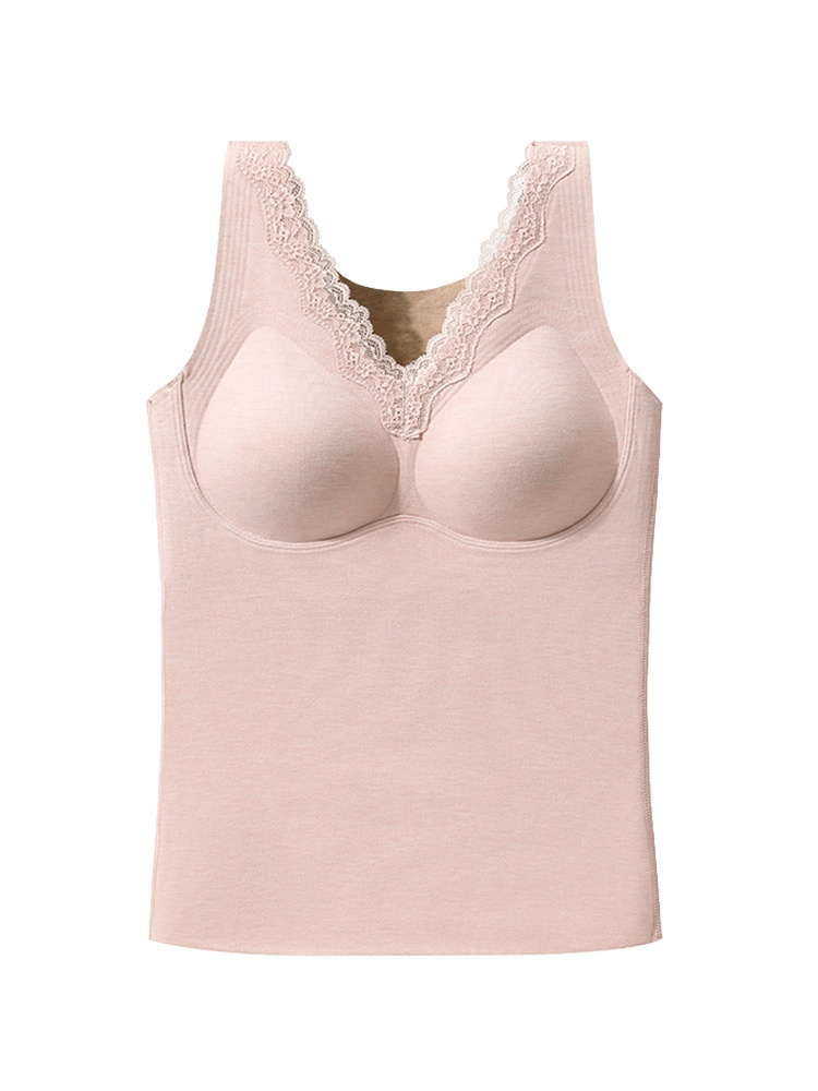 따뜻한 레이스 보온 브라캡 나시 핑크 VEIMIA 베이미아