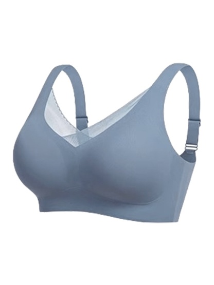 가슴 보형물 안정 고정 유방암 브라 블루 VEIMIA 베이미아