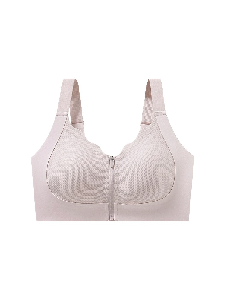 1초 만에 착용 가능한 앞지퍼 브라 퍼플 VEIMIA 베이미아