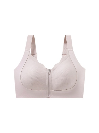 1초 만에 착용 가능한 앞지퍼 브라 퍼플 VEIMIA 베이미아