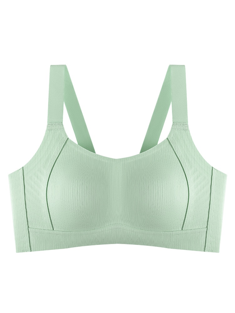 처짐 방지 심리스 미니마이저 브라 그린 VEIMIA 베이미아