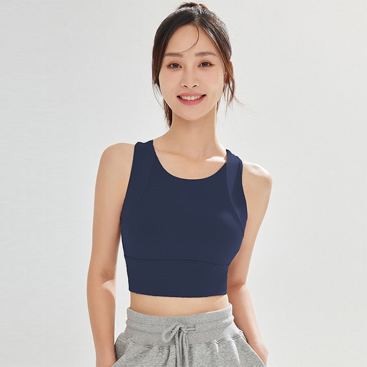 하이서포트 스포츠 브라 | Y백·와이드 밑단 - VEIMIA