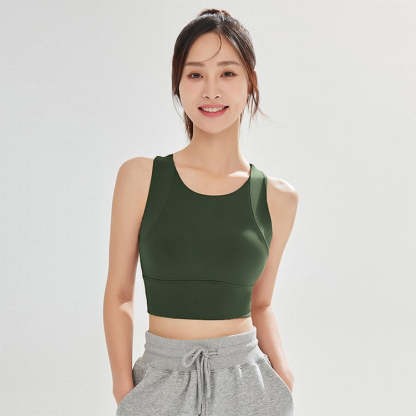 VEIMIA 하이서포트 스포츠 브라丨속건 흡습 흔들림 억제 와이드 밑단 안정적인 서포트 Y자형 백 러닝·피트니스 추천