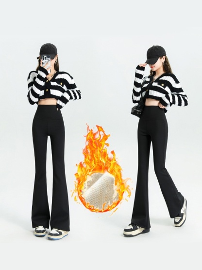 기모 부츠컷 레깅스 블랙 VEIMIA 베이미아