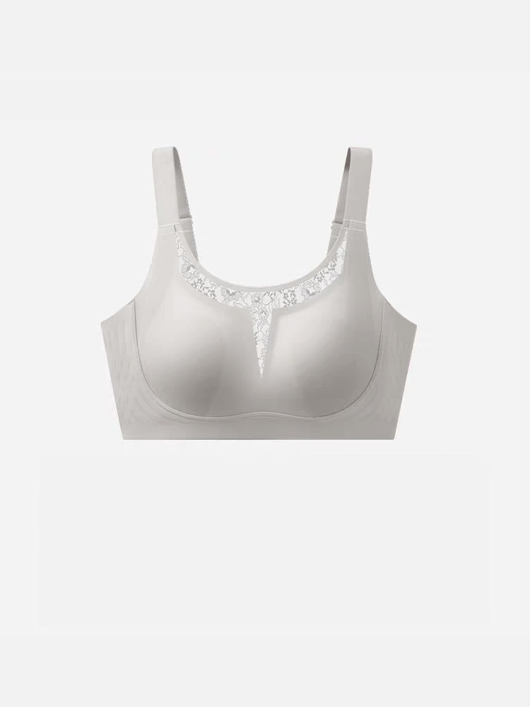 출근룩 필수템 미니마이저 브라 그레이（레이스 타입） VEIMIA 베이미아