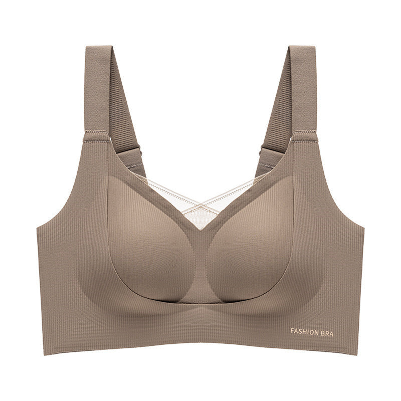 심리스 브라 브라운 VEIMIA