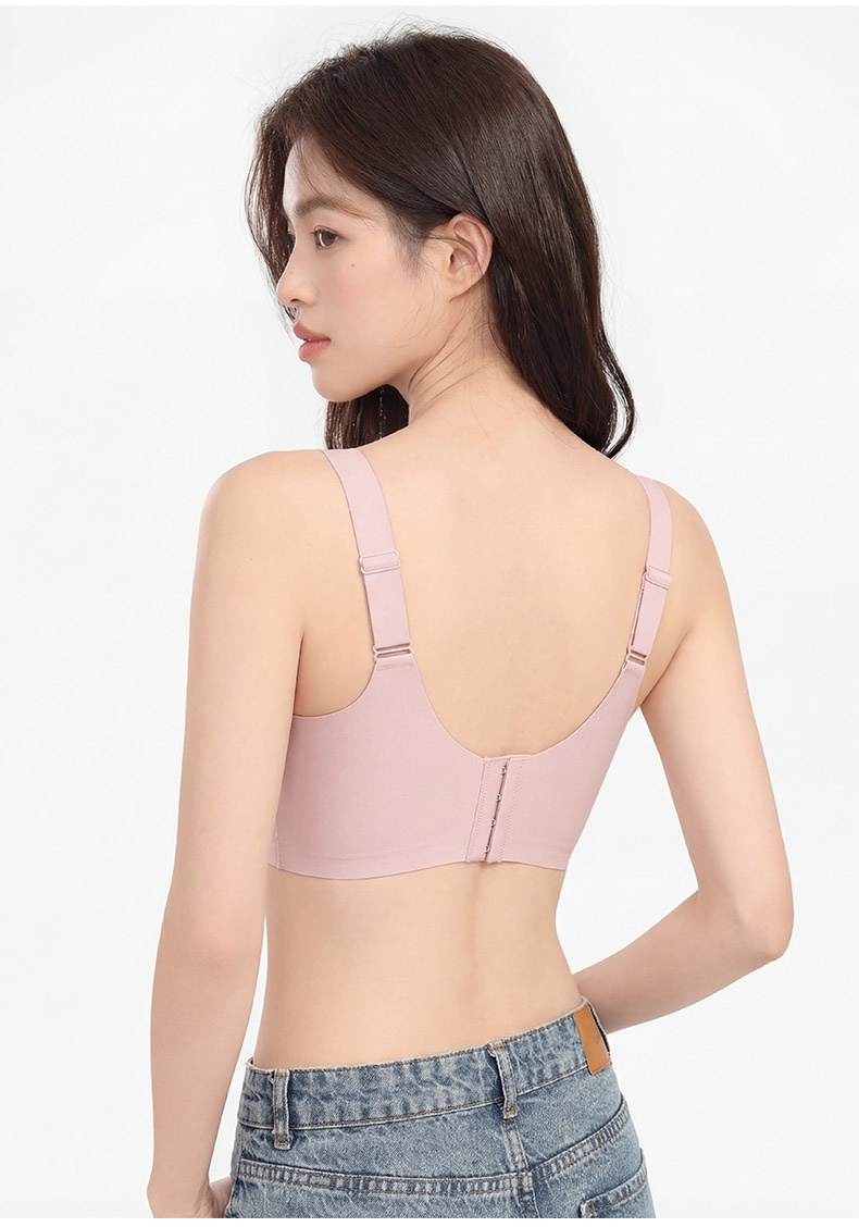 편안한 사이드 리프팅 밴드 브라 모델 착용 이미지 VEIMIA 베이미아