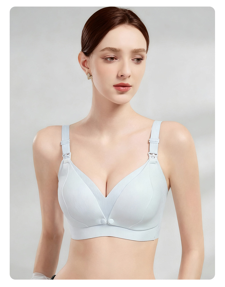 더블 오픈 수유 브라 블루 VEIMIA 베이미아