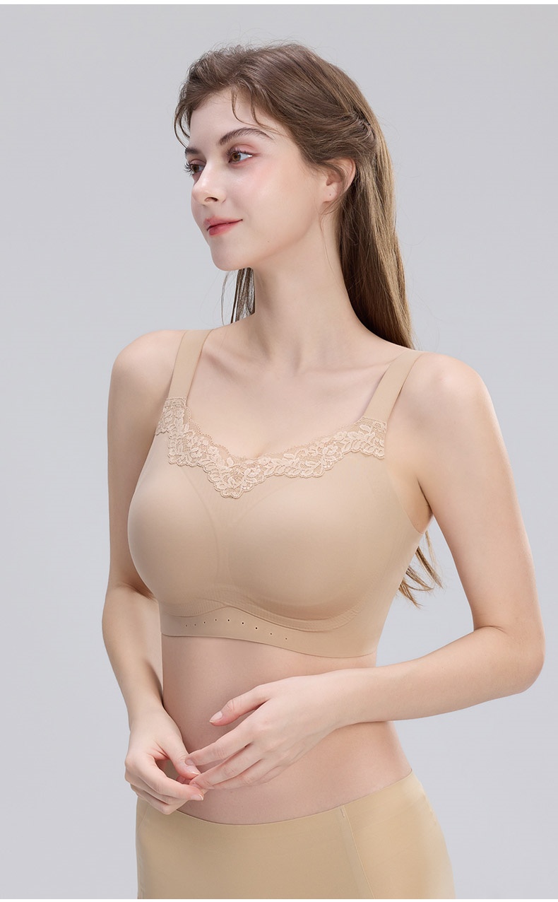 소프트 레이스 풀커버 미니마이저 브라 스킨 VEIMIA 베이미아