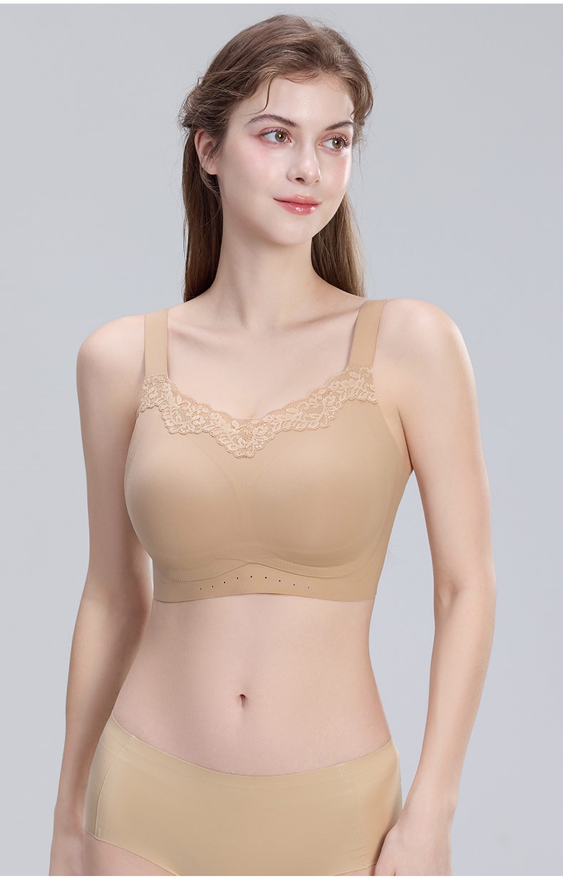 소프트 레이스 풀커버 미니마이저 브라 스킨 VEIMIA 베이미아