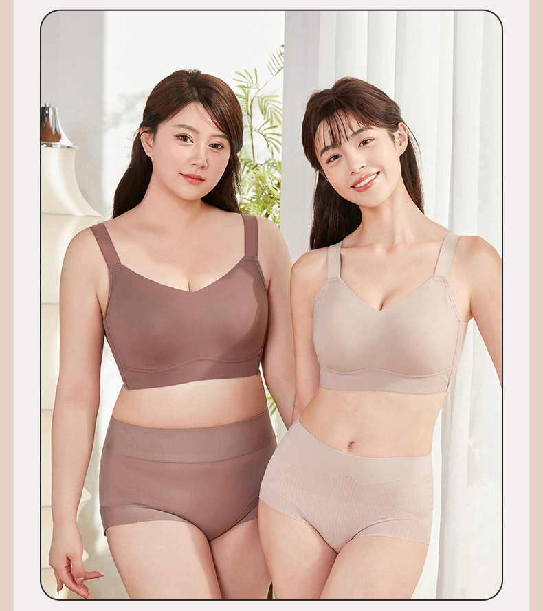 처진가슴브라 모델 착용샷 VEIMIA