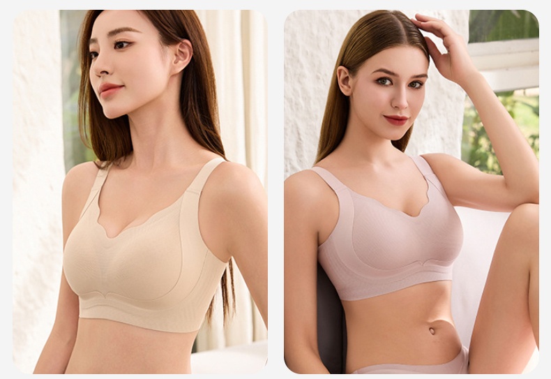 리프팅 심리스 보정 브라 모델 착용 이미지 VEIMIA 베이미아