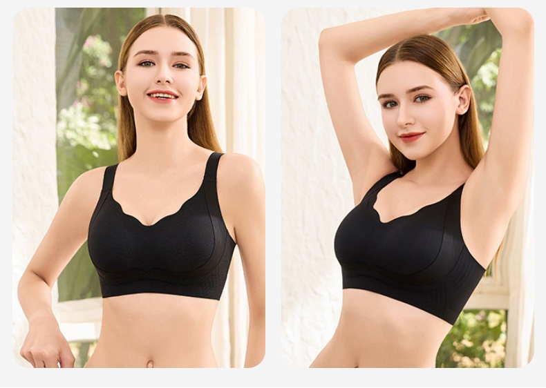 리프팅 심리스 보정 브라 모델 착용 이미지 VEIMIA 베이미아