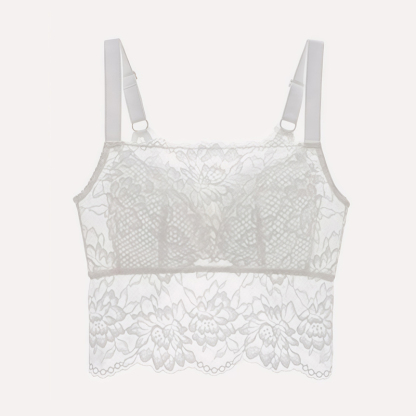 나비 레이스 나시 화이트 VEIMIA 