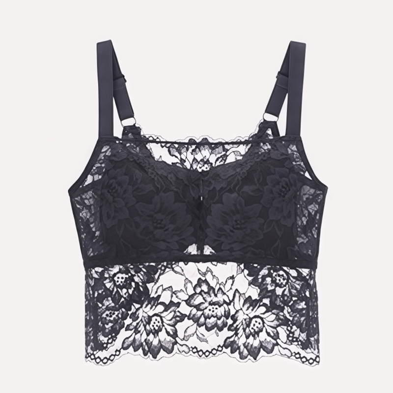 나비 레이스 나시 블랙 VEIMIA 