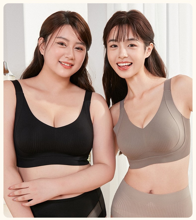 미니마이저 처짐방지 서포트 브라 모델 착용 전시 VEIMIA 