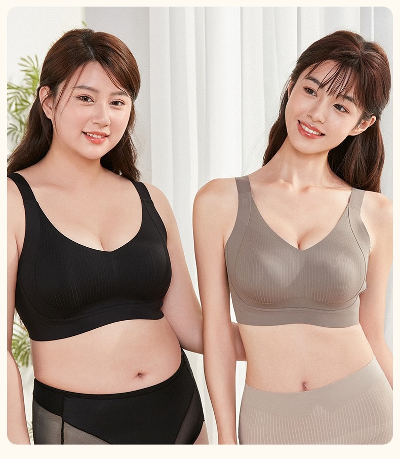 미니마이저 처짐방지 서포트 브라 모델 전시 사진 VEIMIA 