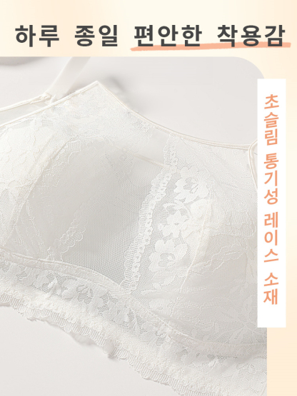 우아 섹시 프렌치 레이스 브라 하루 종일 편안한 착용감 VEIMIA