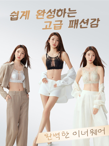 우아 섹시 프렌치 레이스 브라 쉽게 완성하는 고급 패션감 VEIMIA