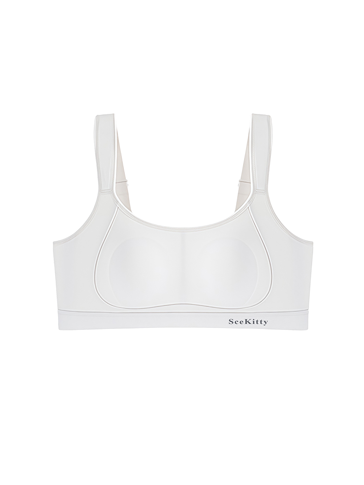 VEIMIA 흔들림 방지 스포츠 브라丨큰 가슴 작아 보이는 처짐방지 운동 브라