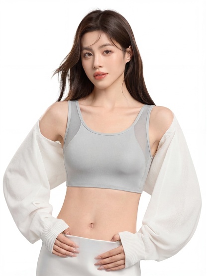 큰 가슴 작아 보이는 빅사이즈 브라 그레이 VEIMIA  베이미아