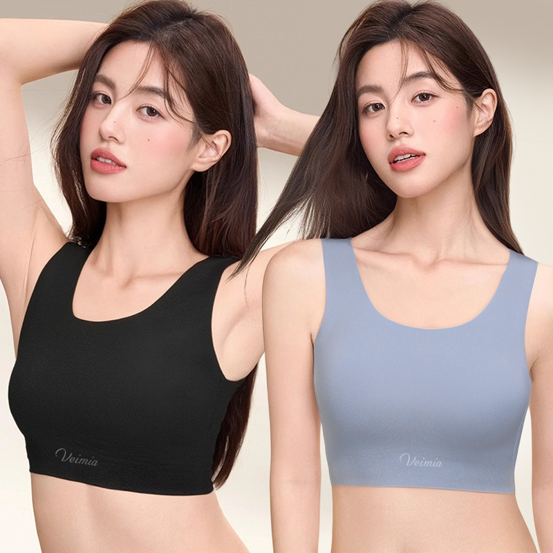 파운데이션 심리스 무봉제 브라 모델 전시 사진 VEIMIA 