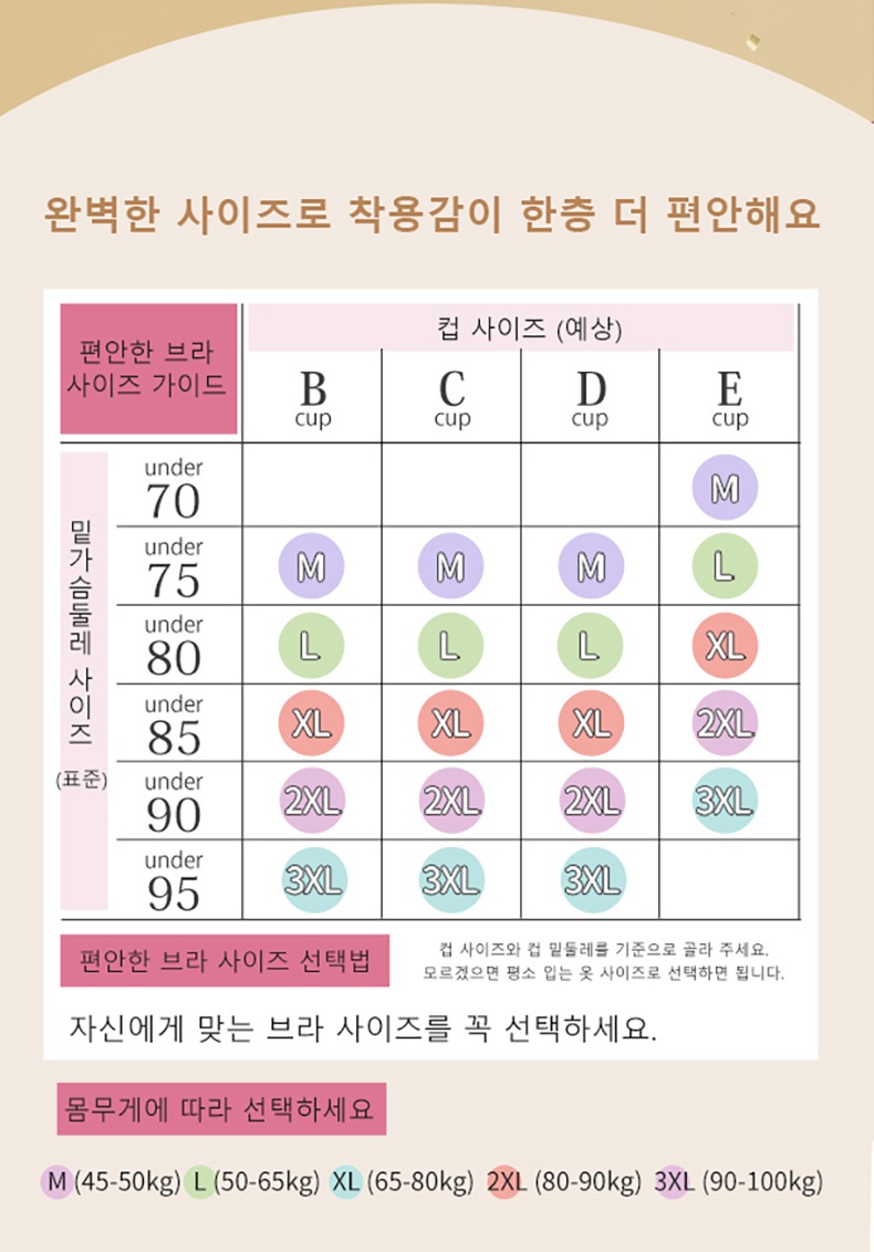 사이즈 가이드 VEIMIA