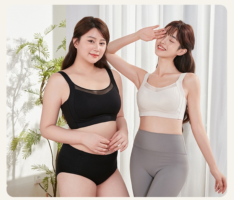 처진가슴브라 모델 착용샷 VEIMIA