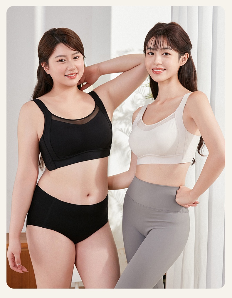 처진가슴브라 모델 착용샷 VEIMIA