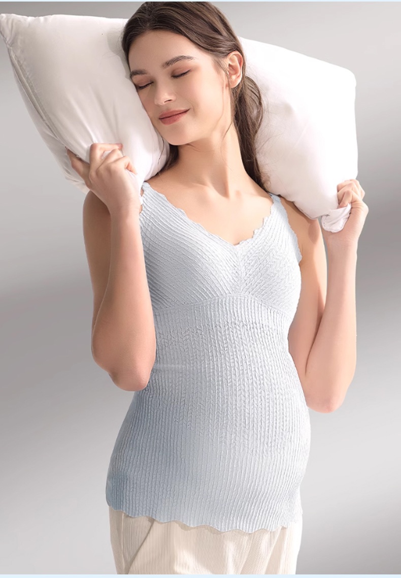 임산부 수유용 나시탑 블루색 VEIMIA 베이미아