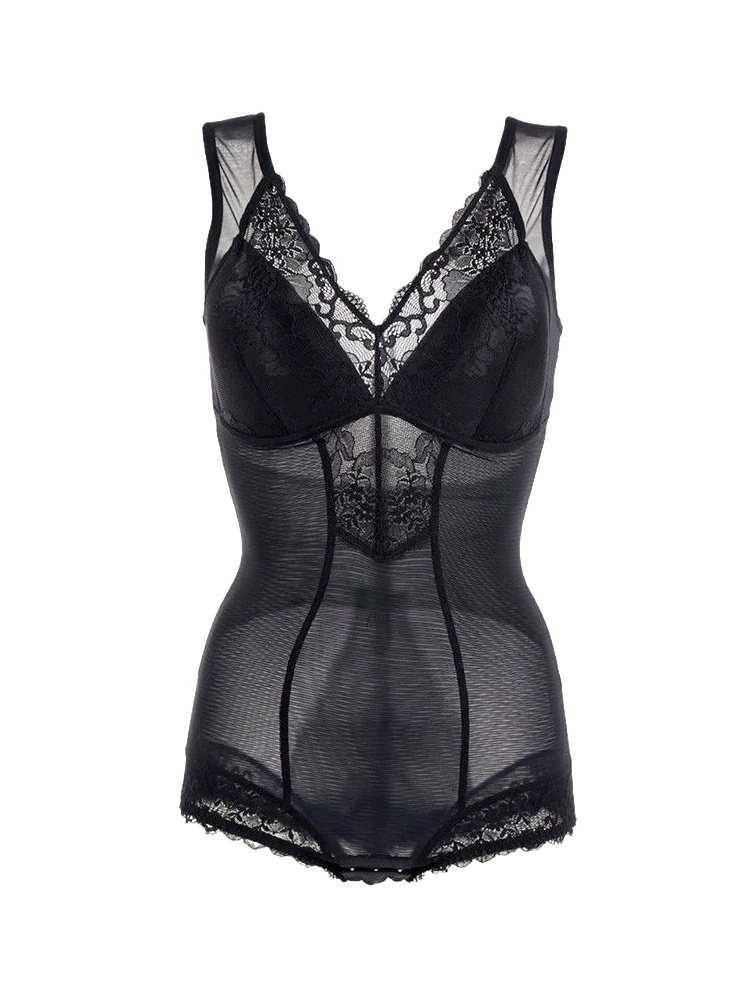 초슬림 레이스 바디쉐이퍼 블랙 VEIMIA 베이미아