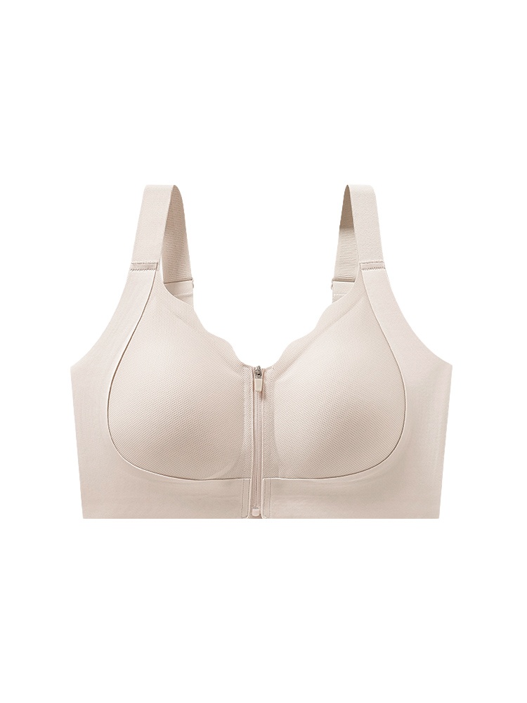 1초 만에 착용 가능한 앞지퍼 브라 베이지 VEIMIA 베이미아