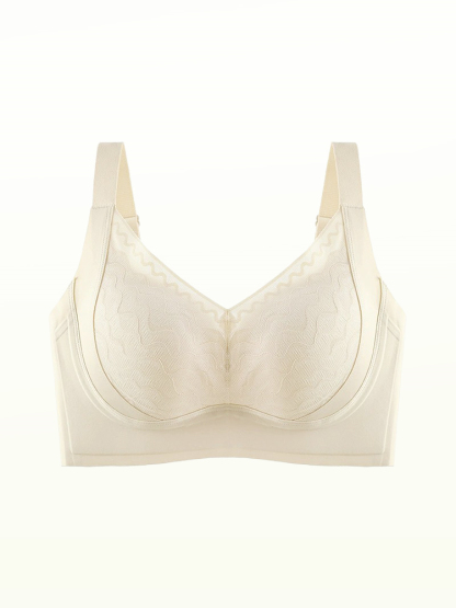 레이스 처짐 방지 플커버 브라 샴페인 VEIMIA