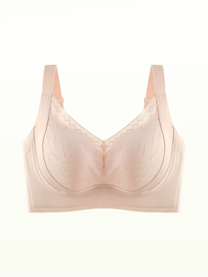 레이스 처짐 방지 플커버 브라 핑크 스킨 VEIMIA