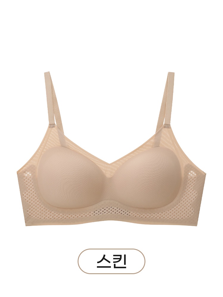 VEIMIA 노와이어 쿨링 심리스 브라丨처짐 걱정 없이 편안하게 받쳐주는 핏 온종일 보송보송한 착용감 여름철 데일리 필수템
