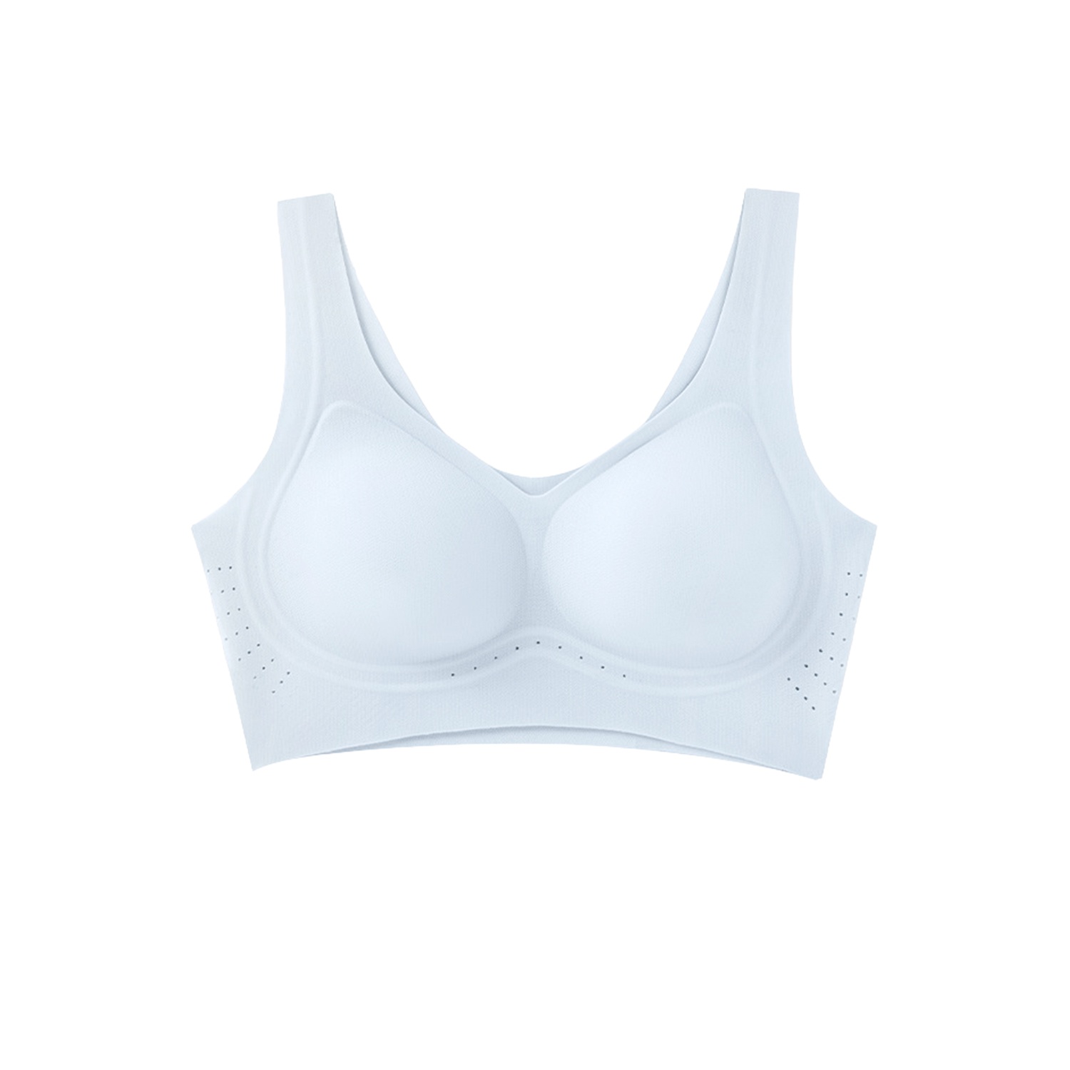 【초특가 2장₩69,900】VEIMIA 산뜻한 쿨링 심리스 브라탑丨부드러운 서포트 처짐 방지 어깨 부담 덜어주는 넓은 어깨끈 여름 데일리 브라 추천