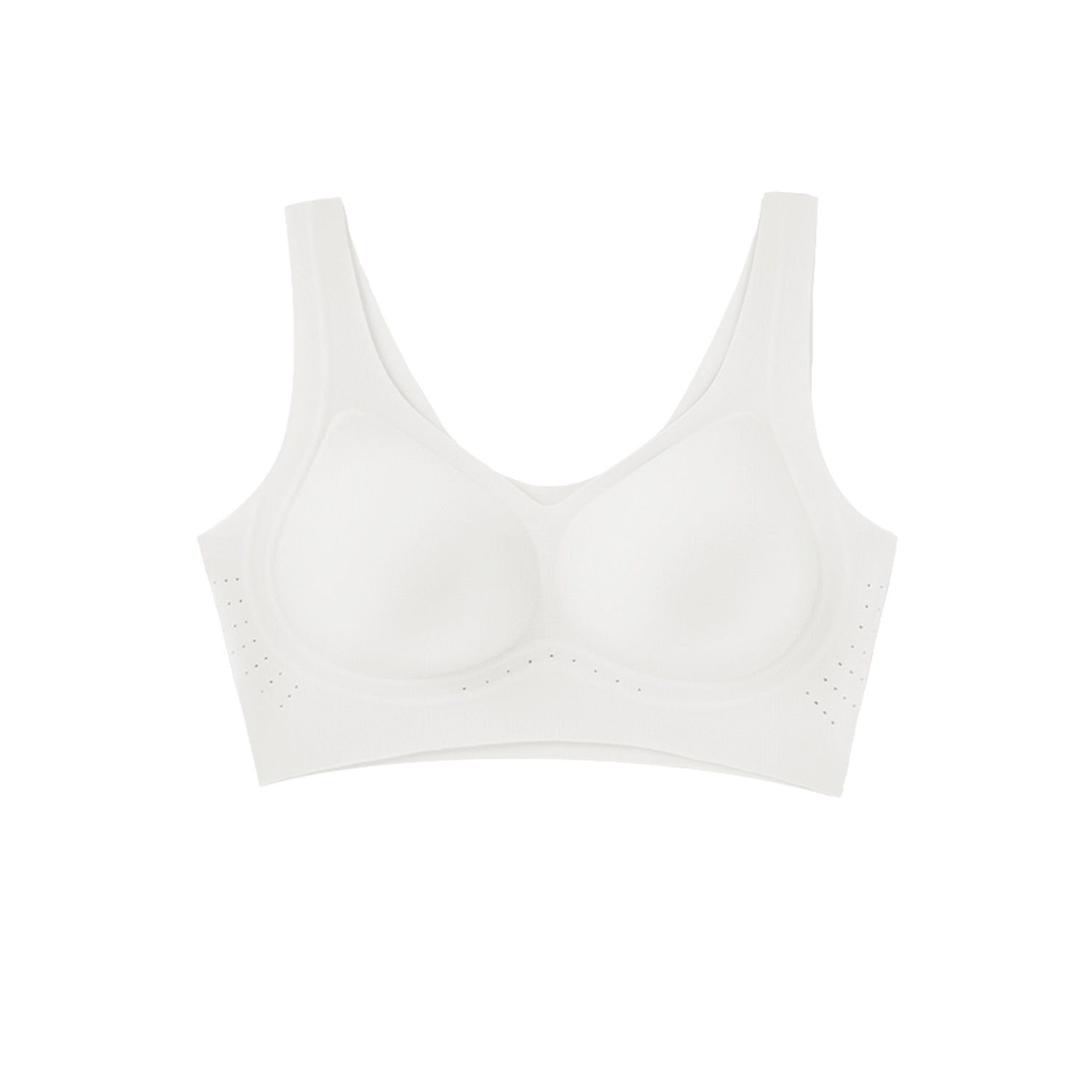 【초특가 2장₩69,900】VEIMIA 산뜻한 쿨링 심리스 브라탑丨부드러운 서포트 처짐 방지 어깨 부담 덜어주는 넓은 어깨끈 여름 데일리 브라 추천