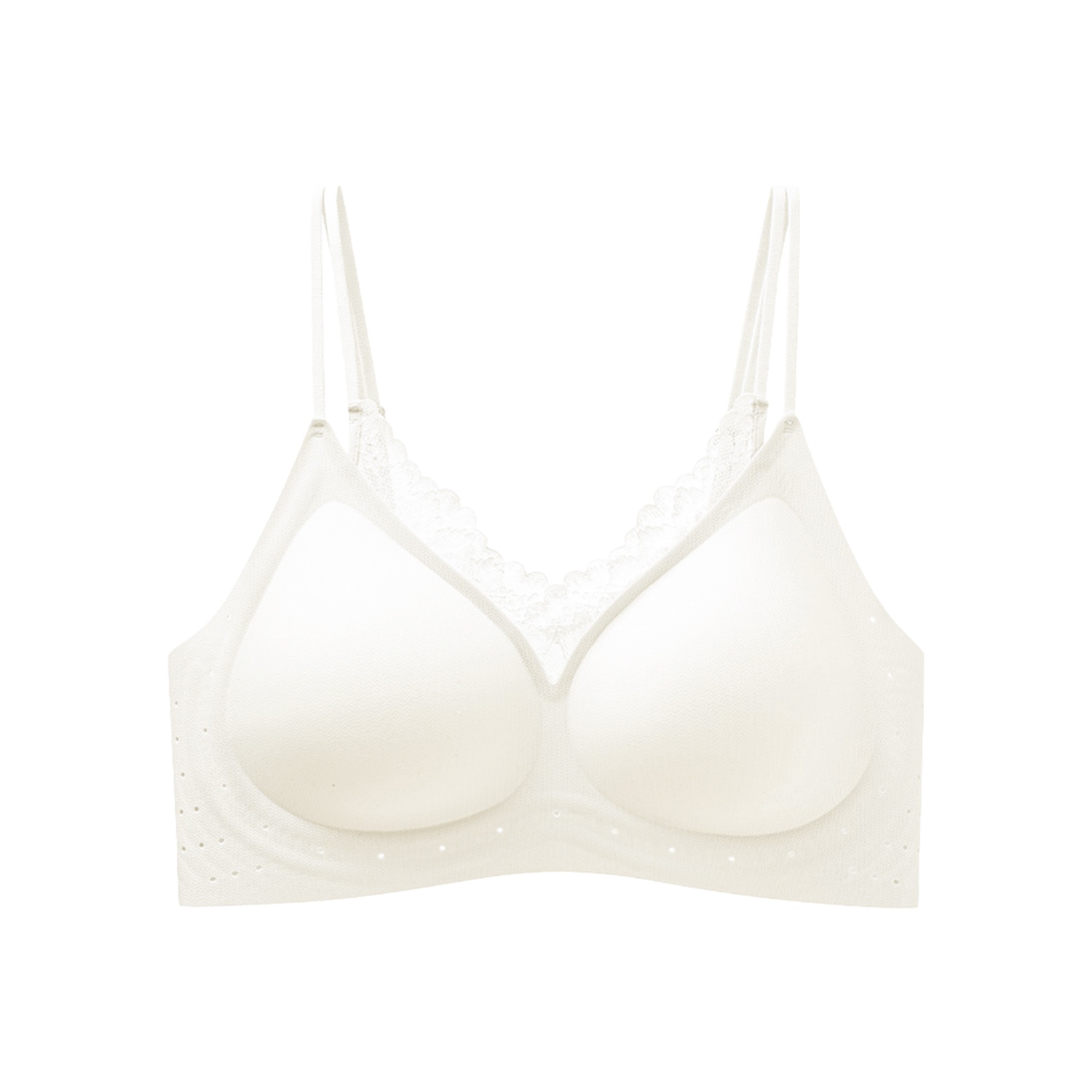 【초특가 2장₩69,900】VEIMIA 더블 어깨끈 처짐 방지 쿨링 브라丨얇은 옷에도 티 안 나는 무봉제 데일리 여름 브라 추천