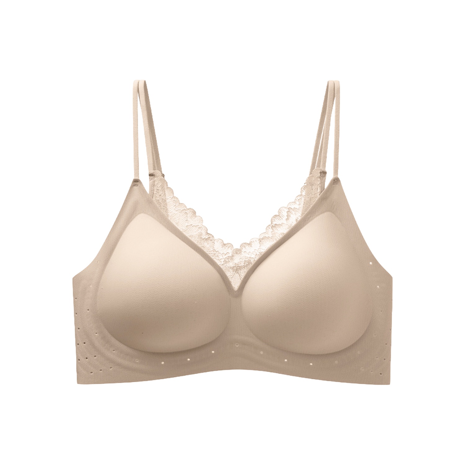 【초특가 2장₩69,900】VEIMIA 더블 어깨끈 처짐 방지 쿨링 브라丨얇은 옷에도 티 안 나는 무봉제 데일리 여름 브라 추천