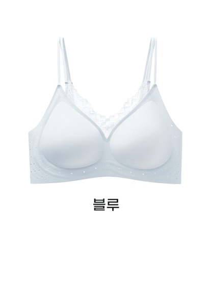 VEIMIA 더블 어깨끈 처짐 방지 쿨링 브라丨얇은 옷에도 티 안 나는 무봉제 데일리 여름 브라 추천